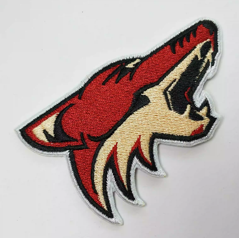 Arizona Coyotes Logo Iron on Patch 8cmx8cm